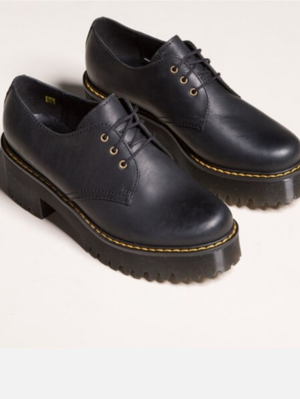 DR. MARTENS SHRIVER LOW AIRWARE PLATFORM OXFORD SHOES